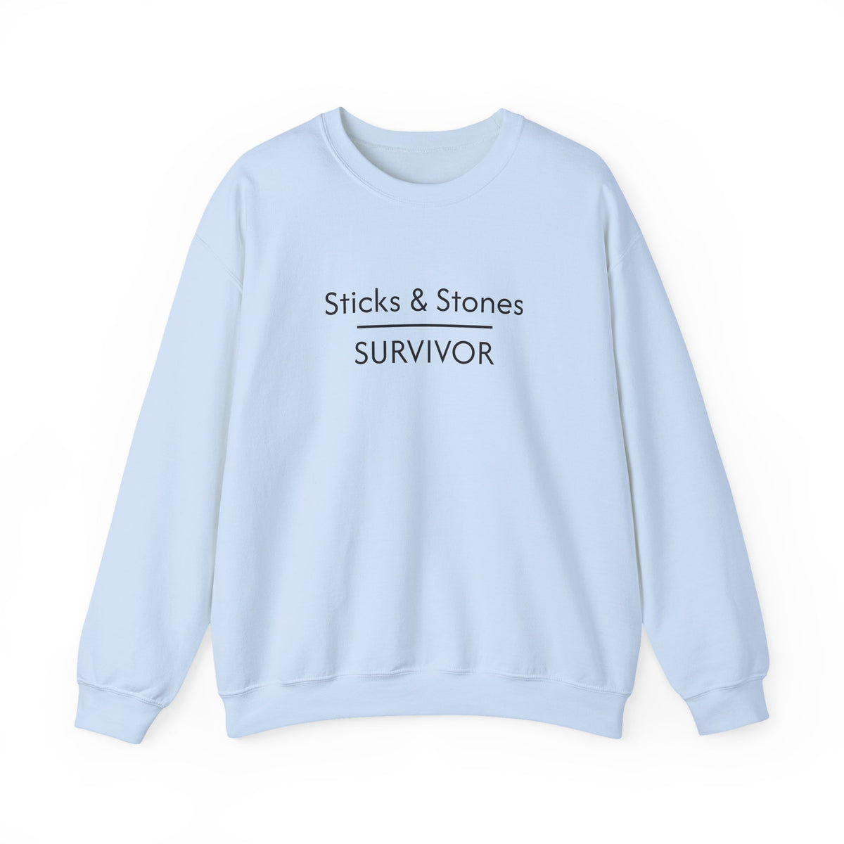 Sticks & Stones Survivor Crew Neck Sweatshirt