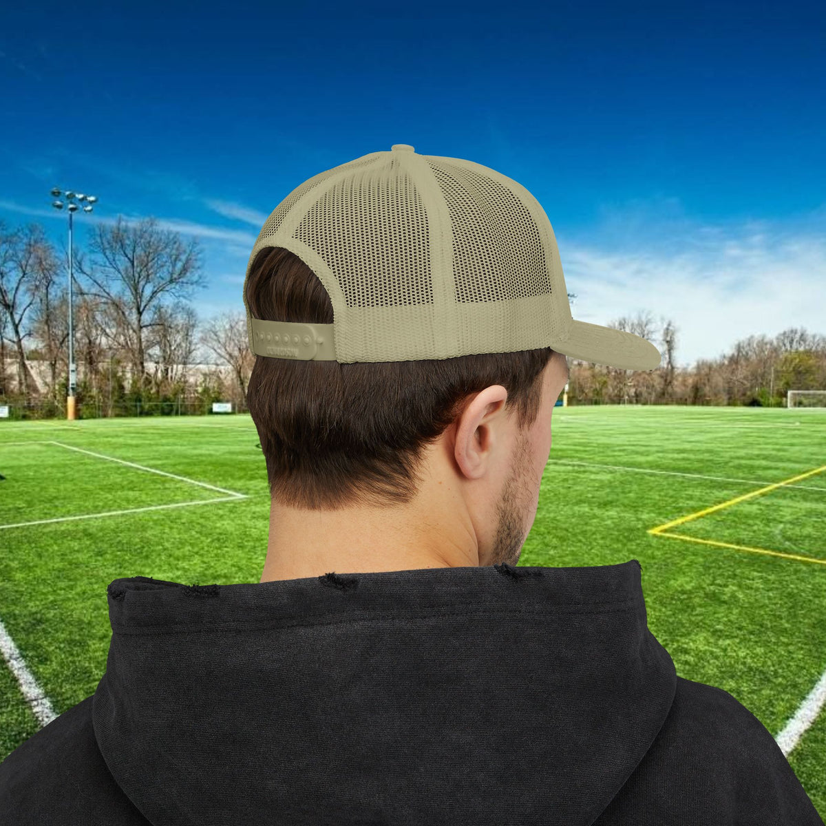 Midfielder Social Club w/Black Logo - Snapback Trucker Cap