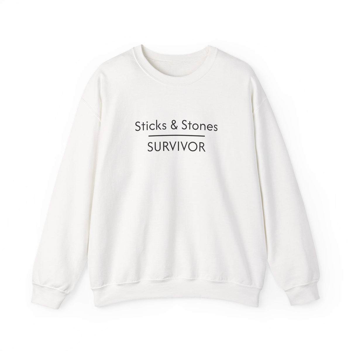 Sticks & Stones Survivor Crew Neck Sweatshirt
