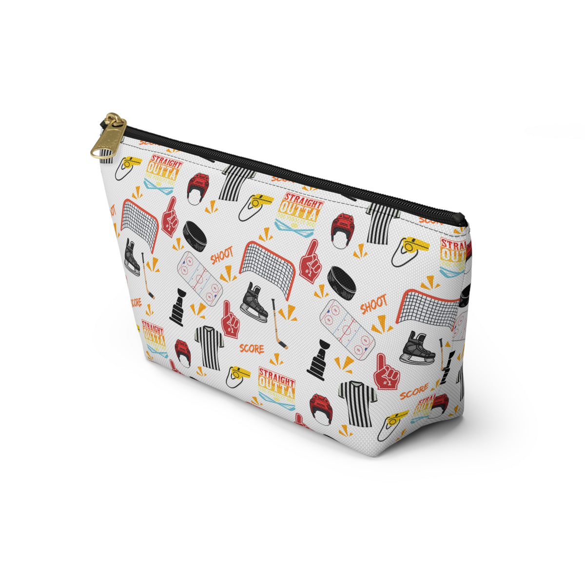 Hockey Inspired "Straight Outta the Penalty Box" Accessory Pouch