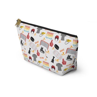 Hockey Inspired "Straight Outta the Penalty Box" Accessory Pouch