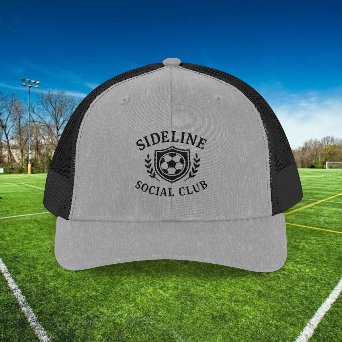 Sideline Social Club Trucker Hat – For the Fans Who Never Miss a Match