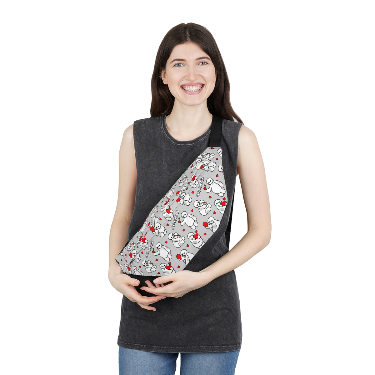 Baymax Hearts Inspired Large Fanny Pack