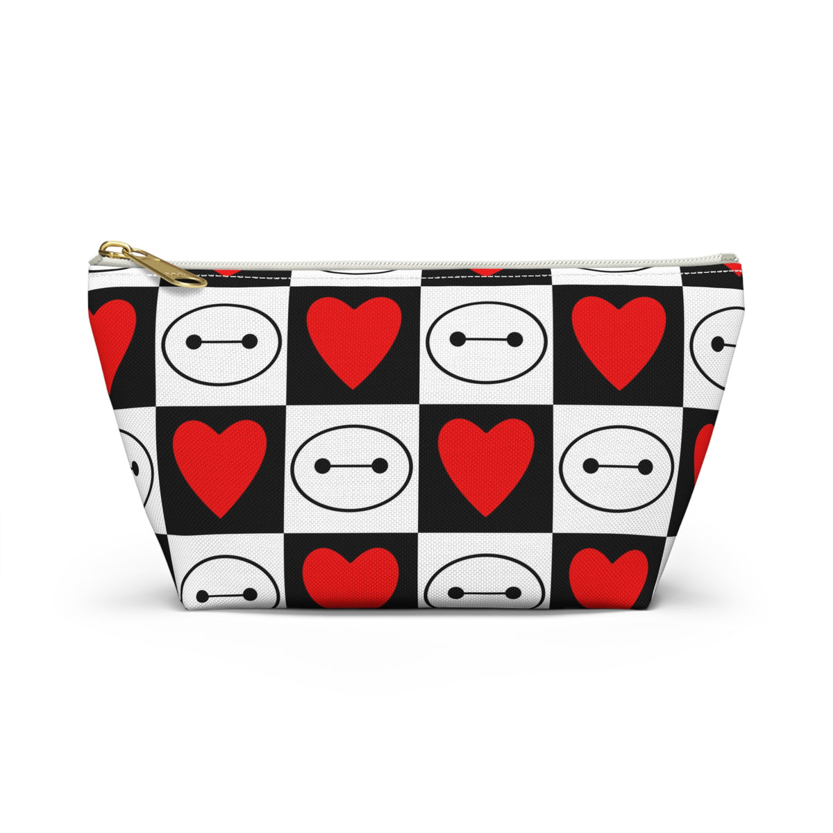 Baymax Love Inspired Checkered Accessory Pouch