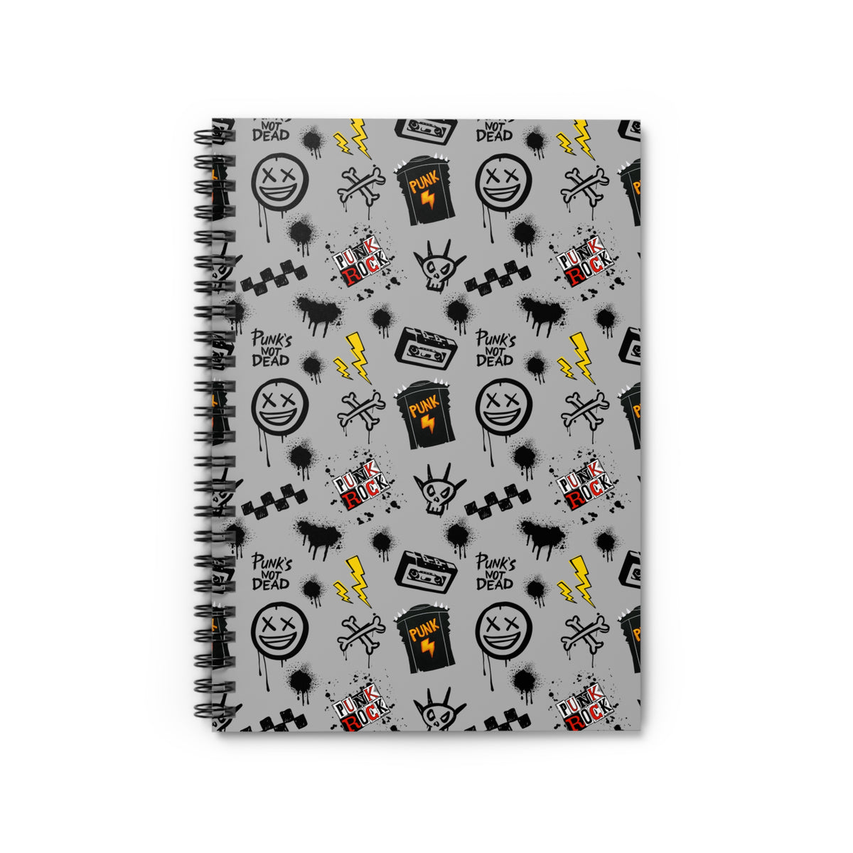 Punk Rock Spiral Notebook – Grunge, Grit & Rebellion