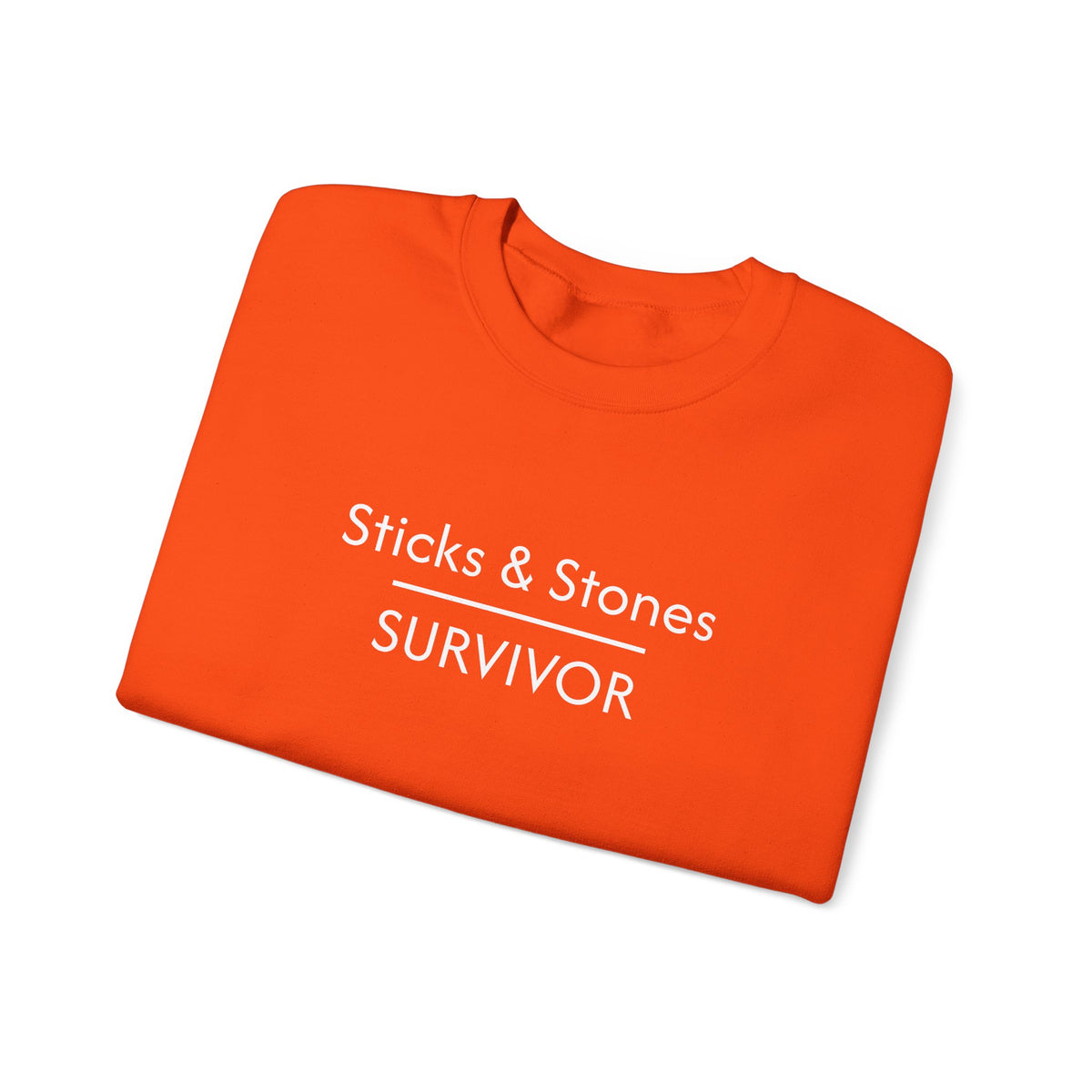Sticks & Stones Survivor Crew Neck Sweatshirt