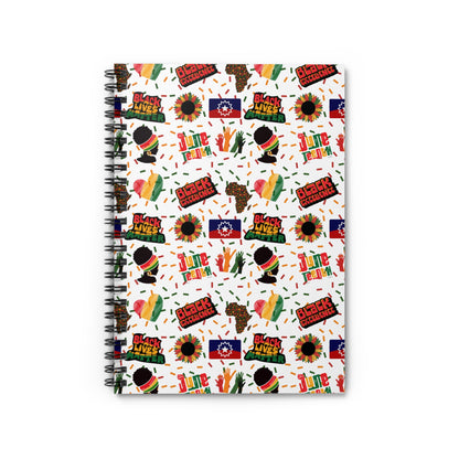 Juneteenth Celebration Spiral Notebook – Empowerment in Every Page