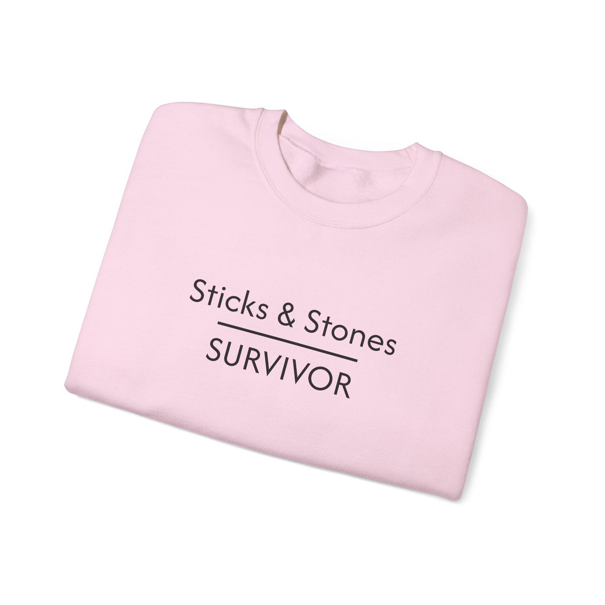 Sticks & Stones Survivor Crew Neck Sweatshirt