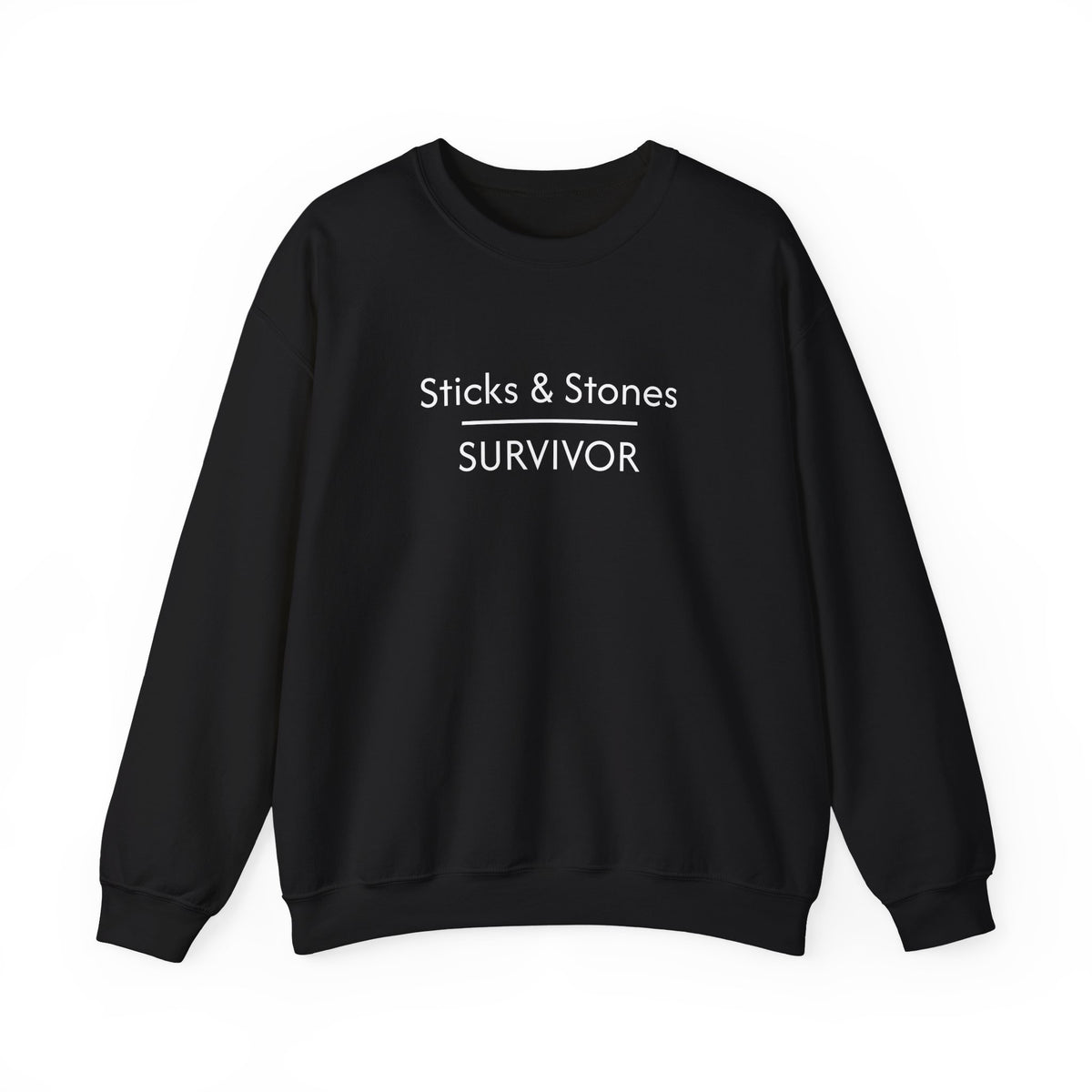Sticks & Stones Survivor Crew Neck Sweatshirt