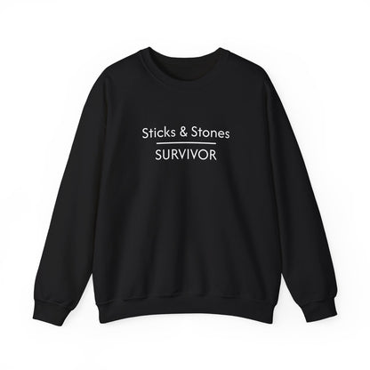 Sticks & Stones Survivor Crew Neck Sweatshirt
