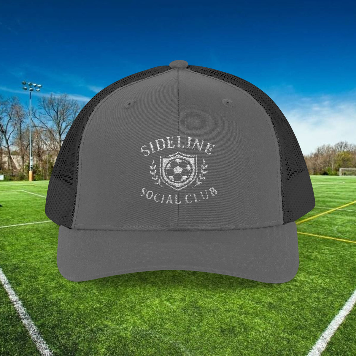 Sideline Social Club Trucker Hat – For the Fans Who Never Miss a Match