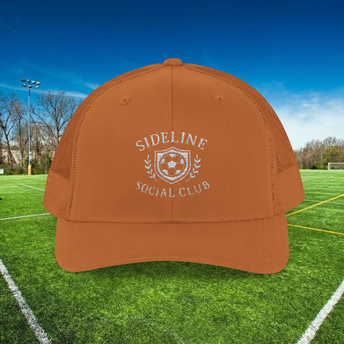 Sideline Social Club Trucker Hat – For the Fans Who Never Miss a Match