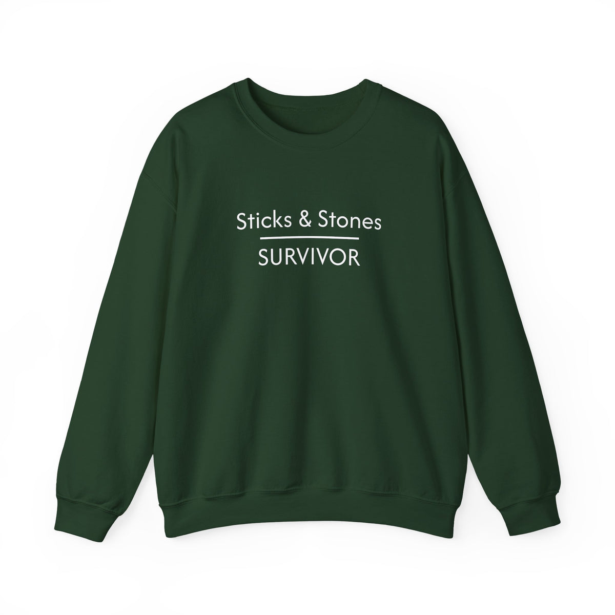 Sticks & Stones Survivor Crew Neck Sweatshirt