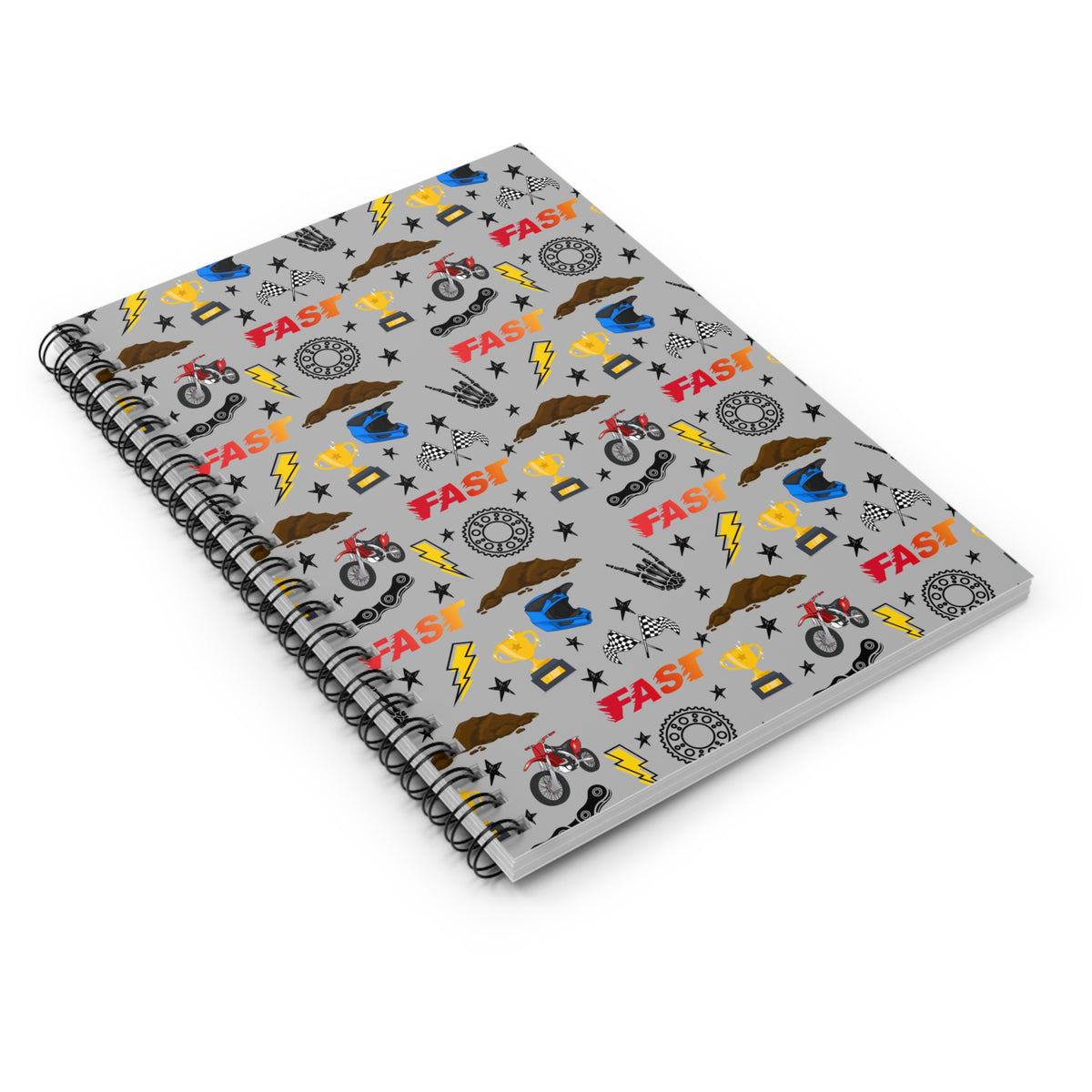 Moto Madness Spiral Notebook – Built for Speed & Dirt
