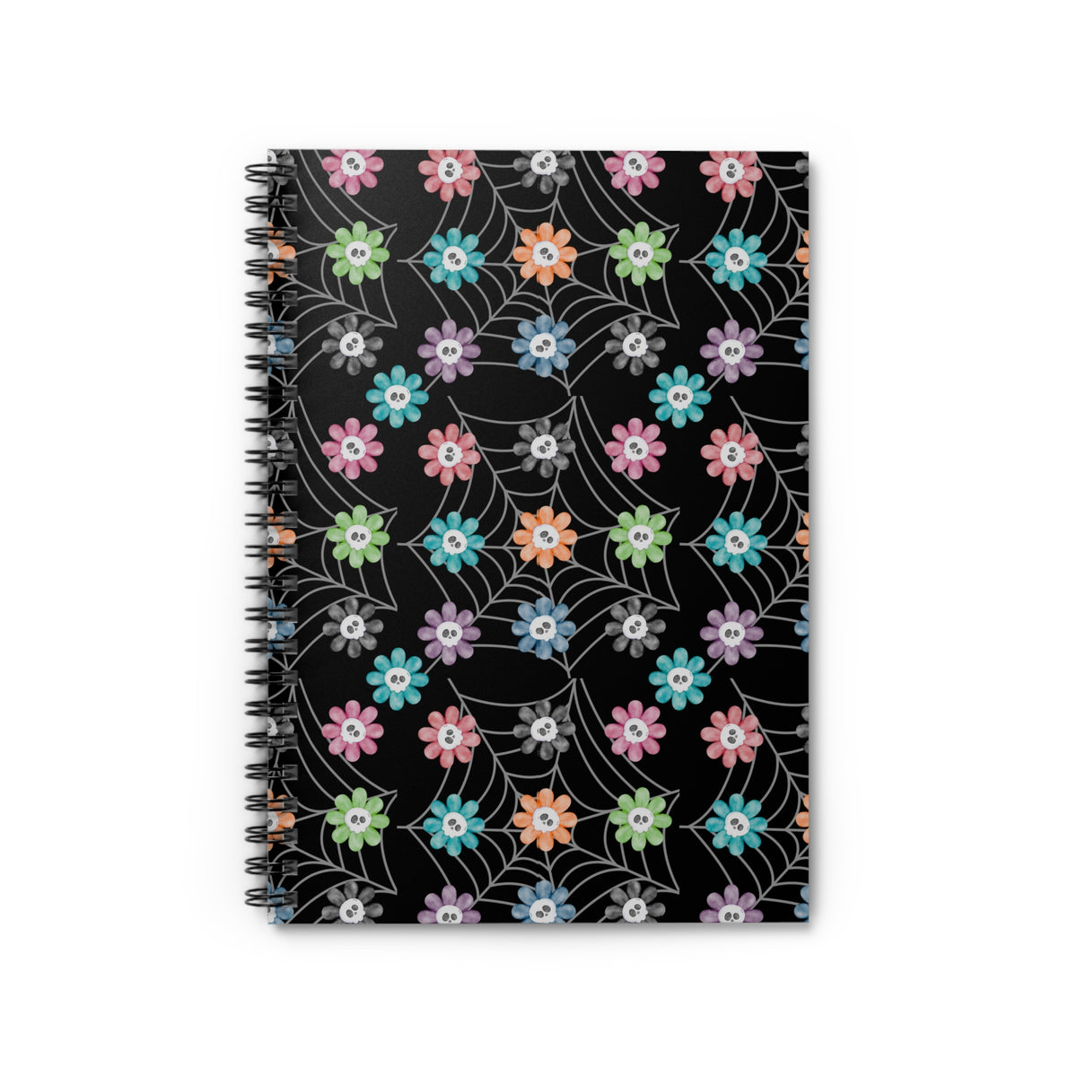 Spooky Bloom Spiral Notebook – Cute Meets Creepy