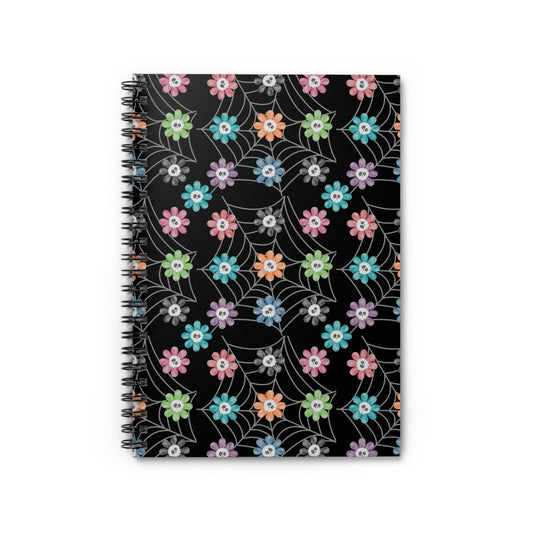 Spooky Bloom Spiral Notebook – Cute Meets Creepy