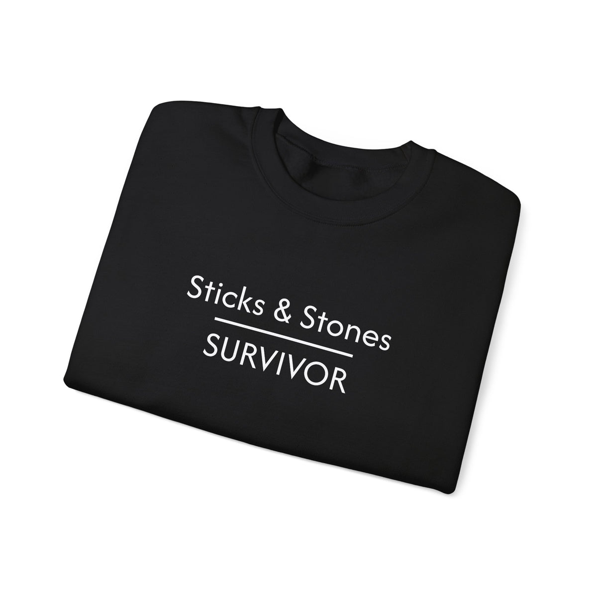 Sticks & Stones Survivor Crew Neck Sweatshirt