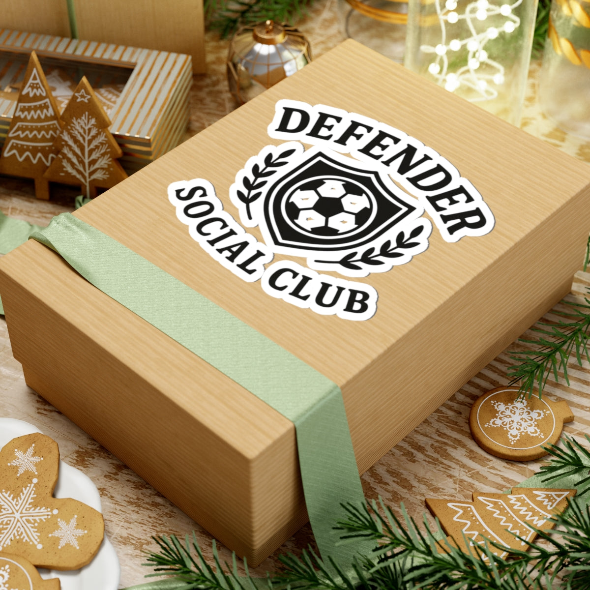Defender Social Club Kiss-Cut Sticker