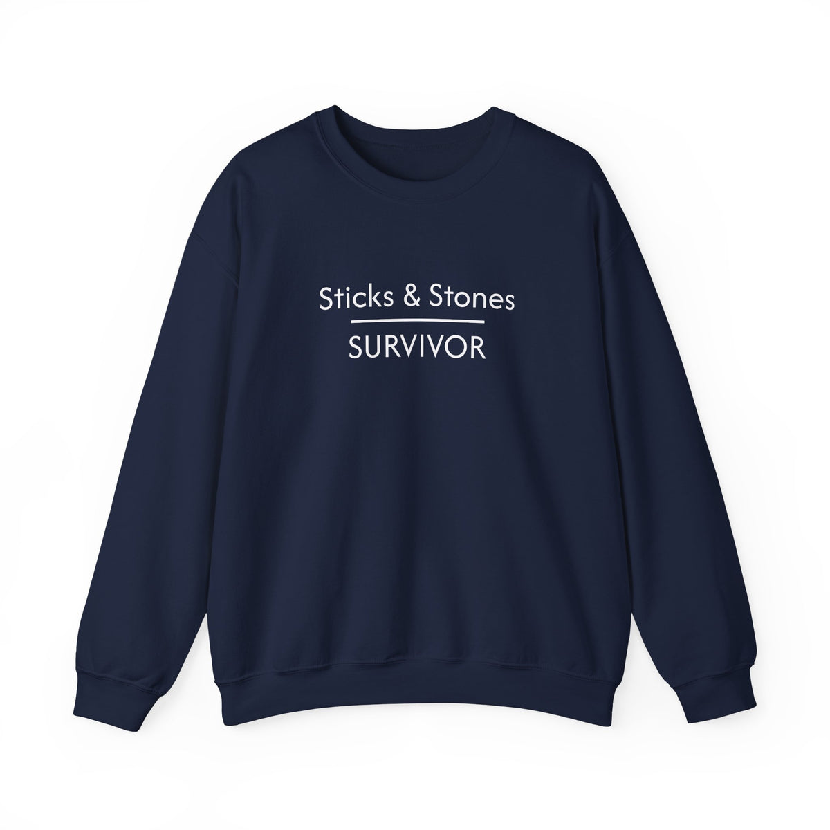 Sticks & Stones Survivor Crew Neck Sweatshirt