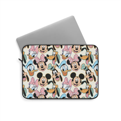 Retro Pastel Fab Five Disney Laptop Sleeve