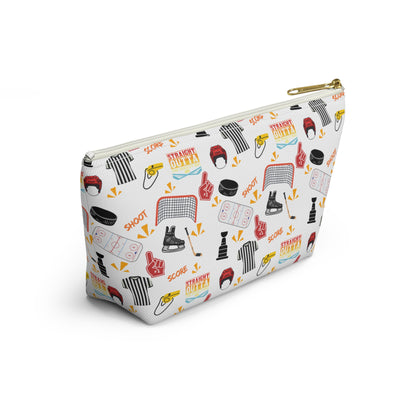Hockey Inspired "Straight Outta the Penalty Box" Accessory Pouch