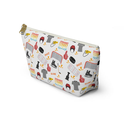 Hockey Inspired "Straight Outta the Penalty Box" Accessory Pouch