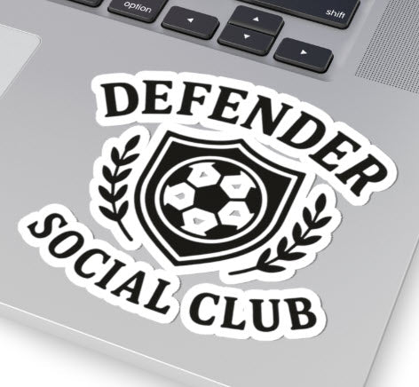 Defender Social Club Kiss-Cut Sticker