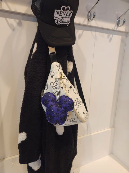 Haunted Mansion Wallpaper Mouse Bag Charm