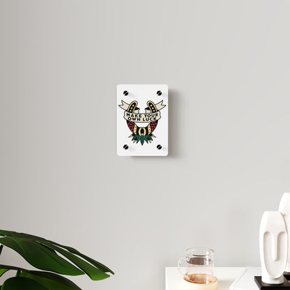 Traditional Style Tattoo Wall Art - Make Your Own Luck