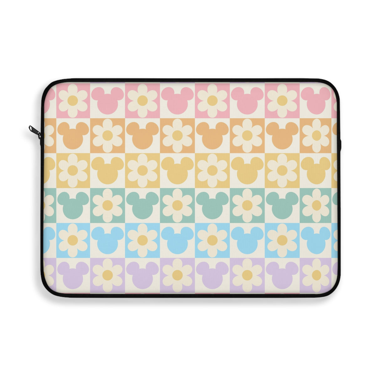 Retro Mouse & Daisy Laptop Sleeve
