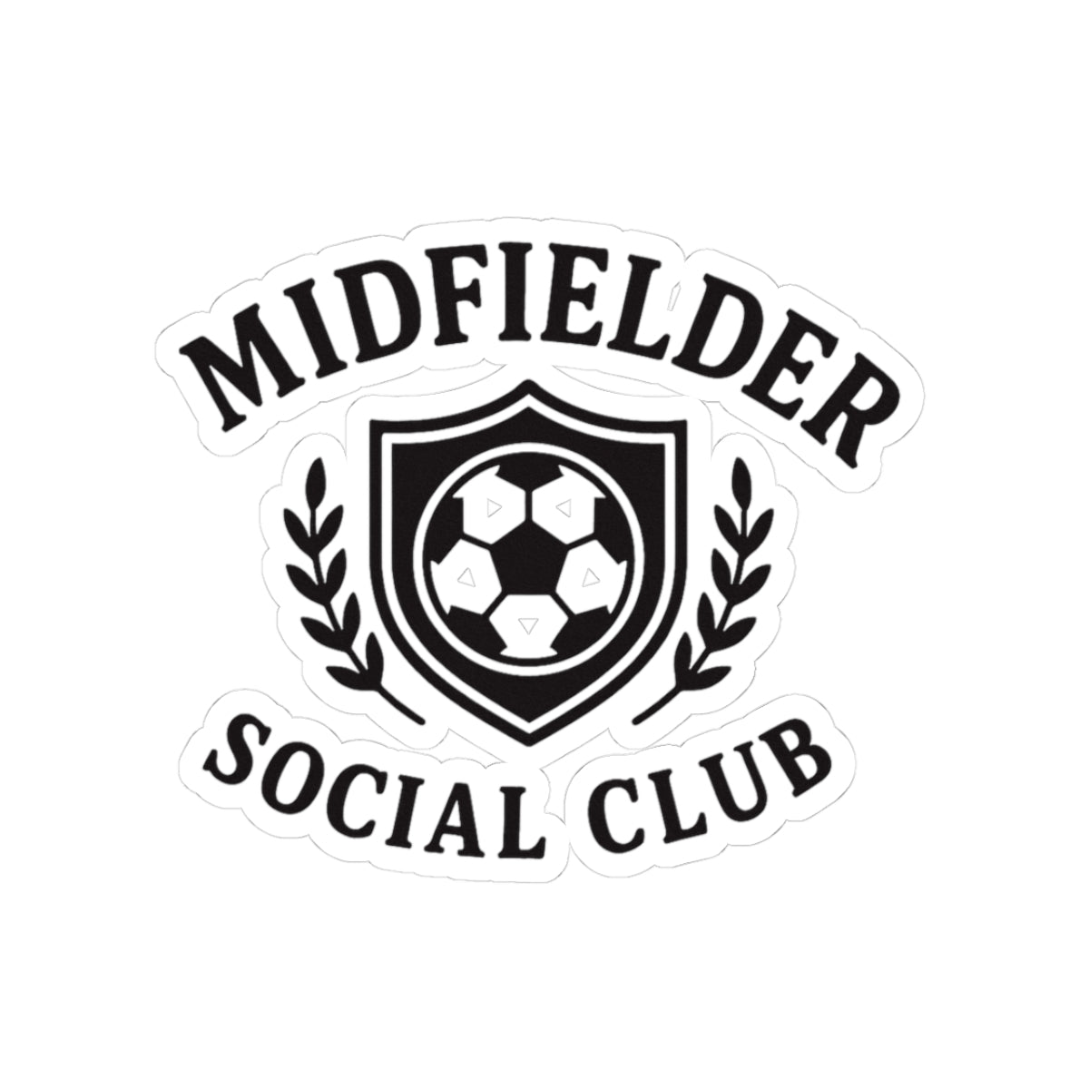 Midfielder Social Club Vinyl Kiss-Cut Stickers