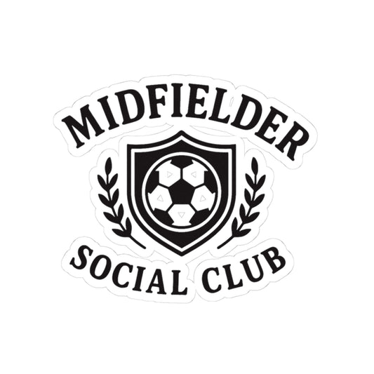 Midfielder Social Club Vinyl Kiss-Cut Stickers