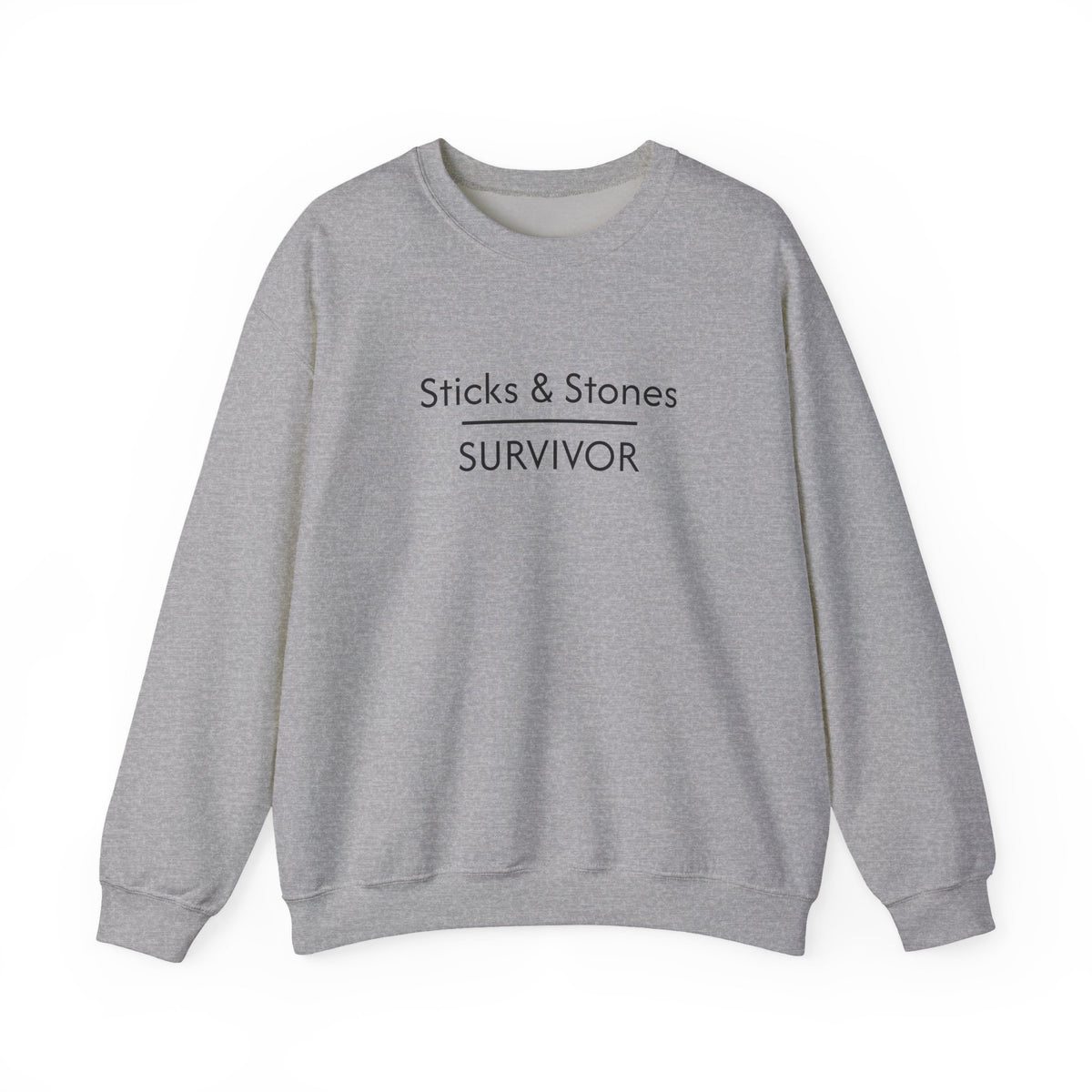 Sticks & Stones Survivor Crew Neck Sweatshirt