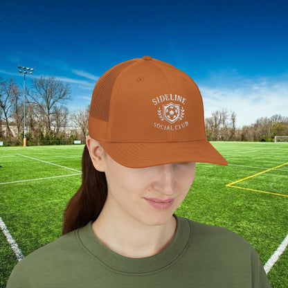 Sideline Social Club Trucker Hat – For the Fans Who Never Miss a Match