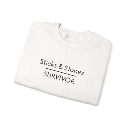 Sticks & Stones Survivor Crew Neck Sweatshirt