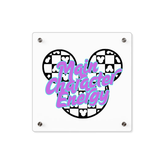 Main Character Energy Acrylic Wall Art Panel