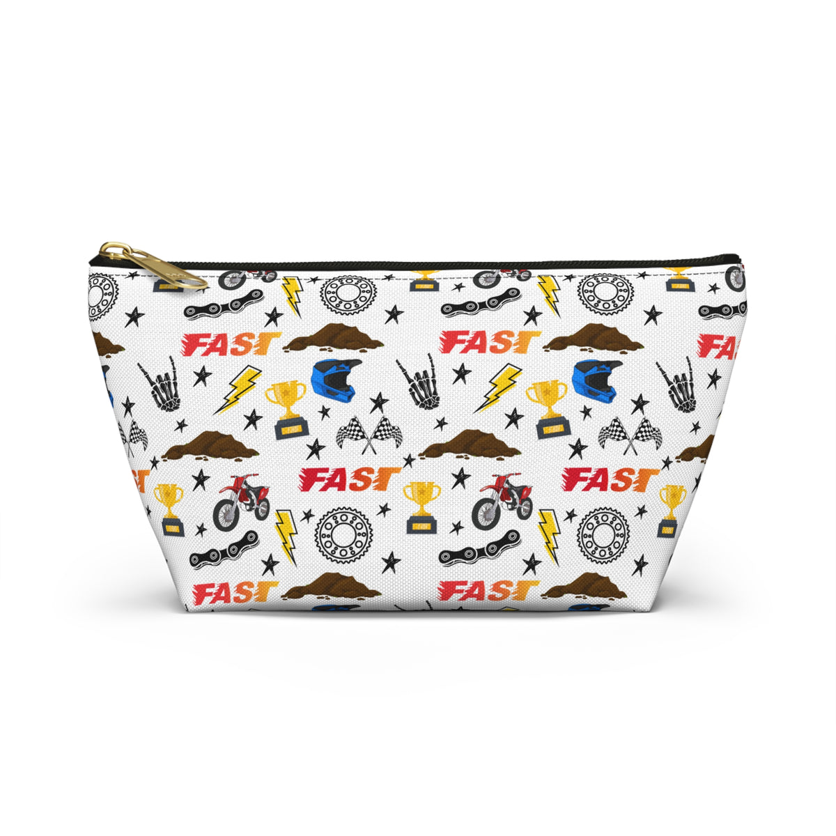Motocross Themed Accessory Pouch