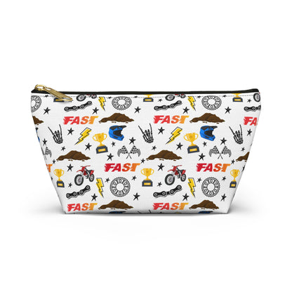 Motocross Themed Accessory Pouch