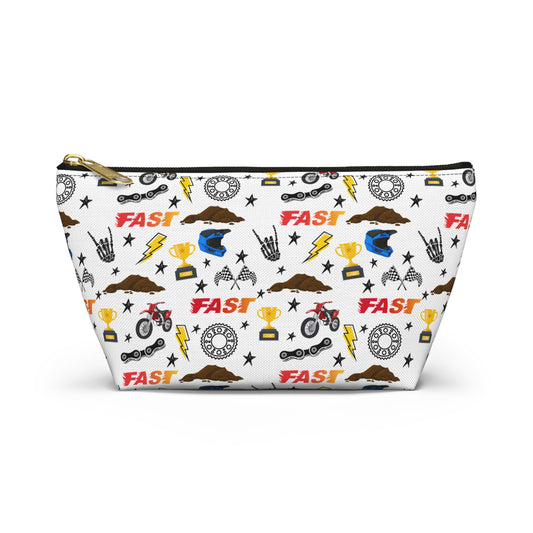 Motocross Themed Accessory Pouch