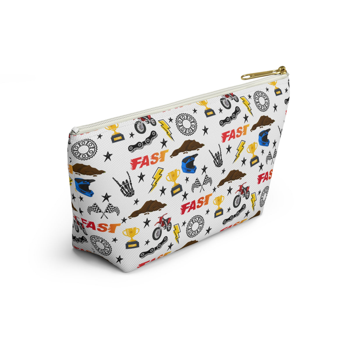Motocross Themed Accessory Pouch