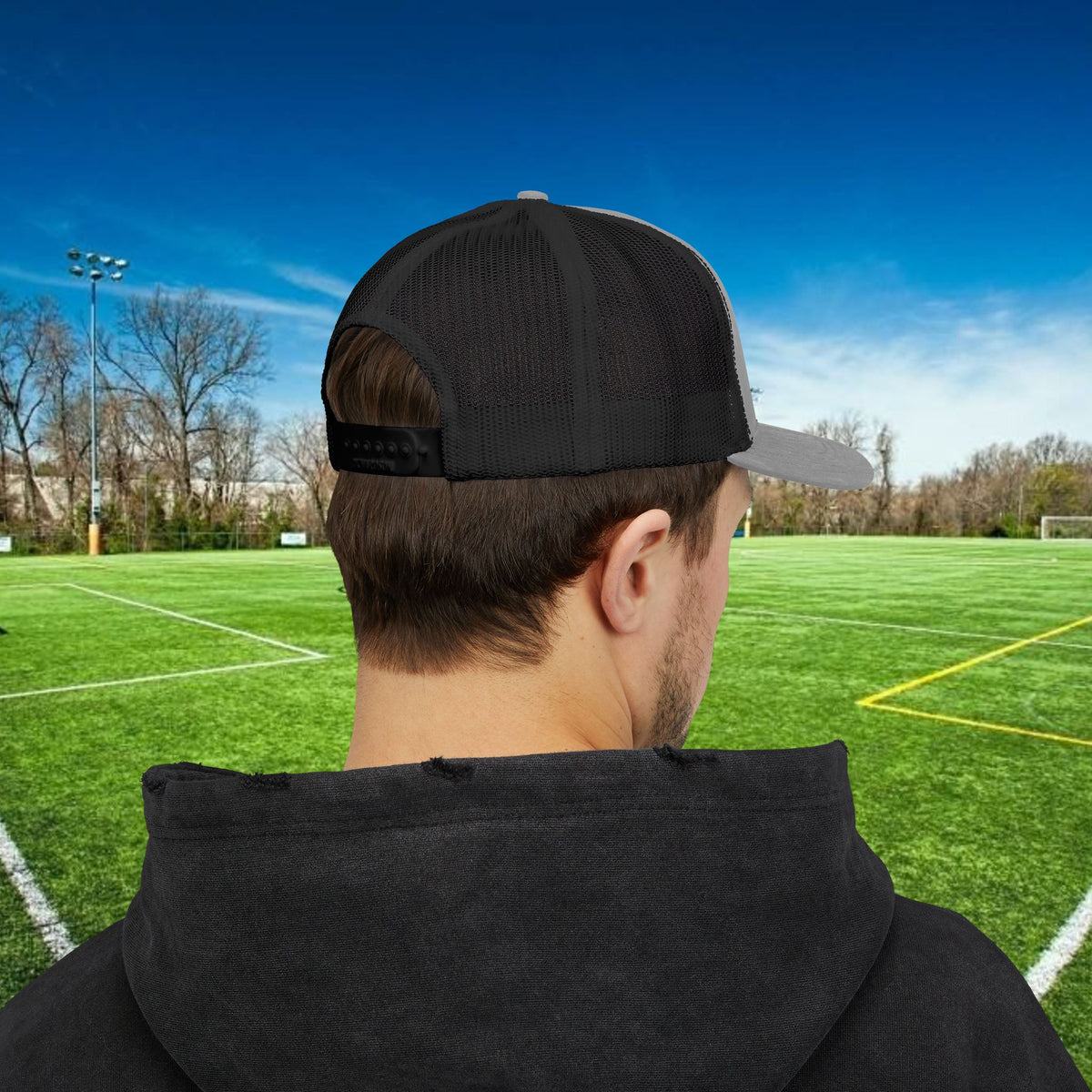 Forward Social Club in Black - Snapback Trucker Cap
