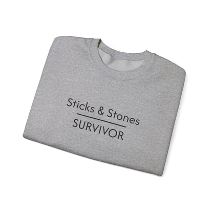 Sticks & Stones Survivor Crew Neck Sweatshirt
