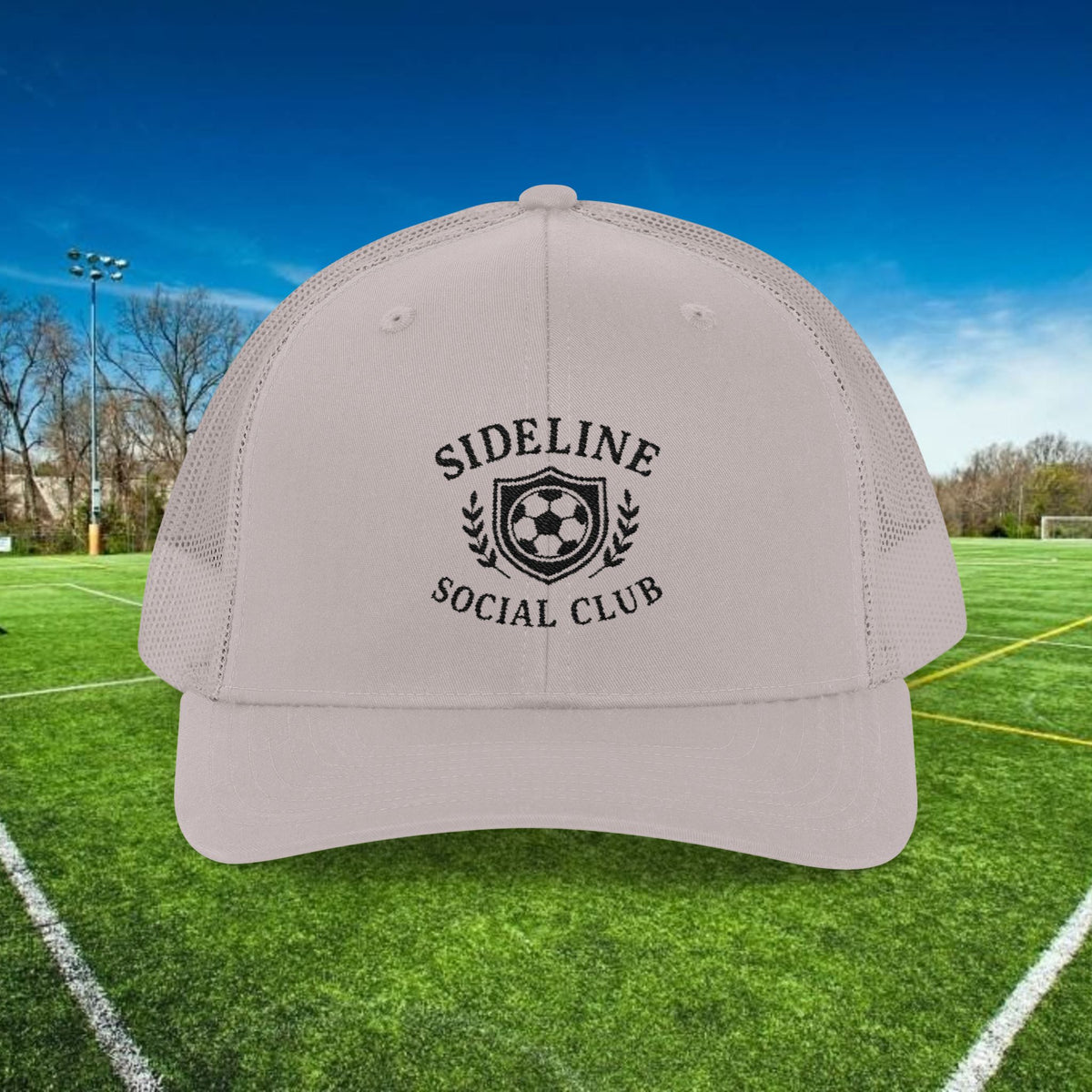 Sideline Social Club Trucker Hat – For the Fans Who Never Miss a Match