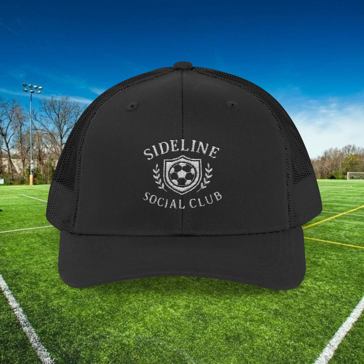 Sideline Social Club Trucker Hat – For the Fans Who Never Miss a Match