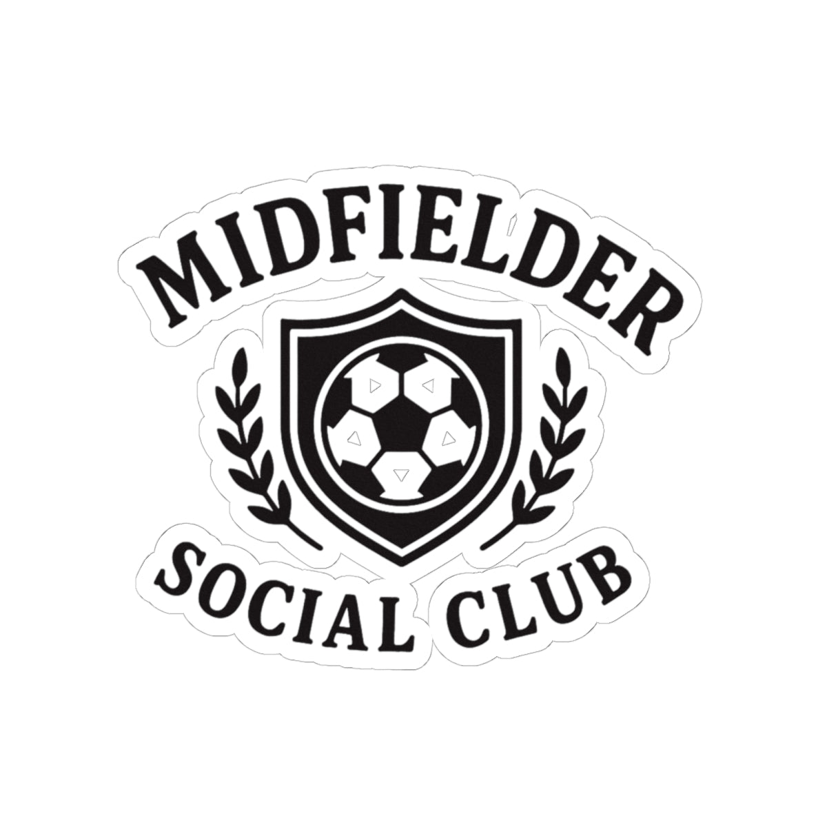 Midfielder Social Club Vinyl Kiss-Cut Stickers