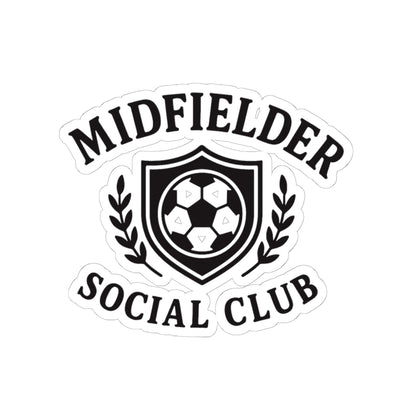 Midfielder Social Club Vinyl Kiss-Cut Stickers
