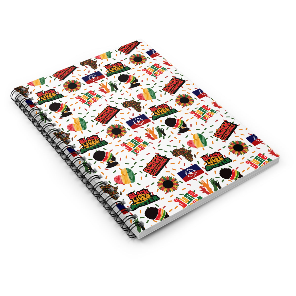 Juneteenth Celebration Spiral Notebook – Empowerment in Every Page