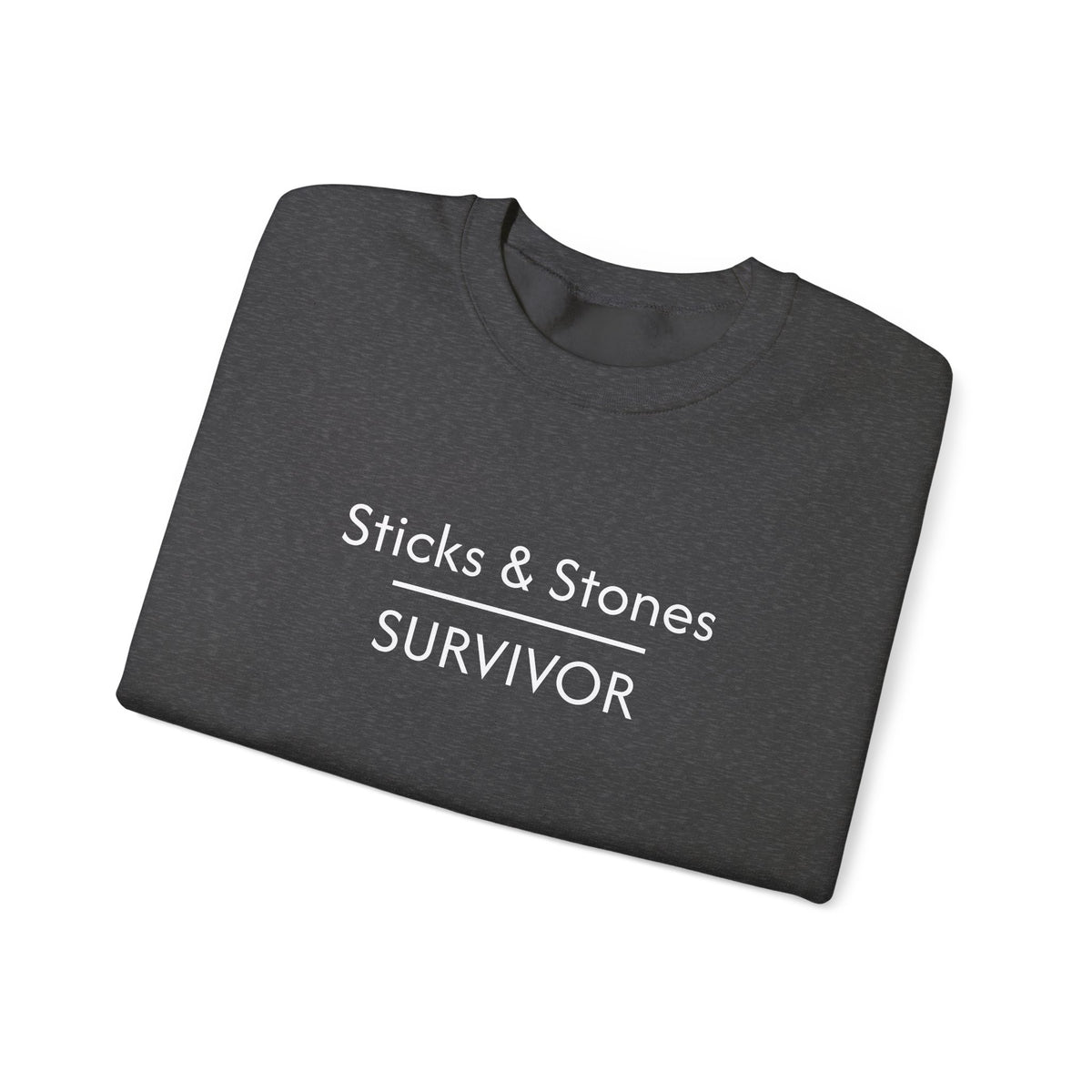 Sticks & Stones Survivor Crew Neck Sweatshirt