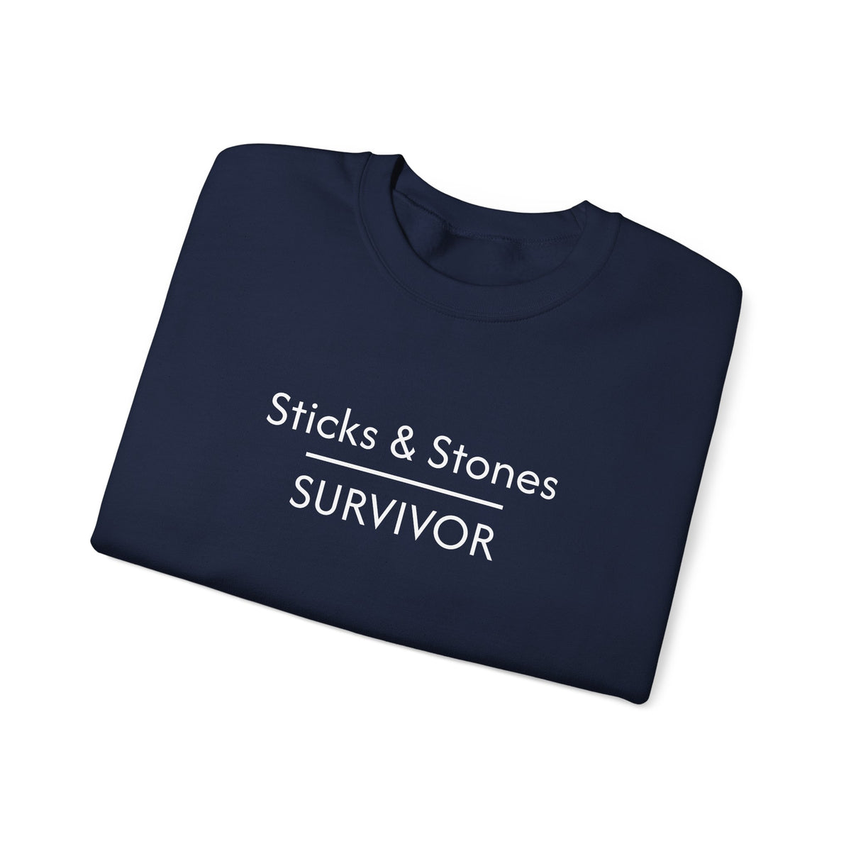 Sticks & Stones Survivor Crew Neck Sweatshirt