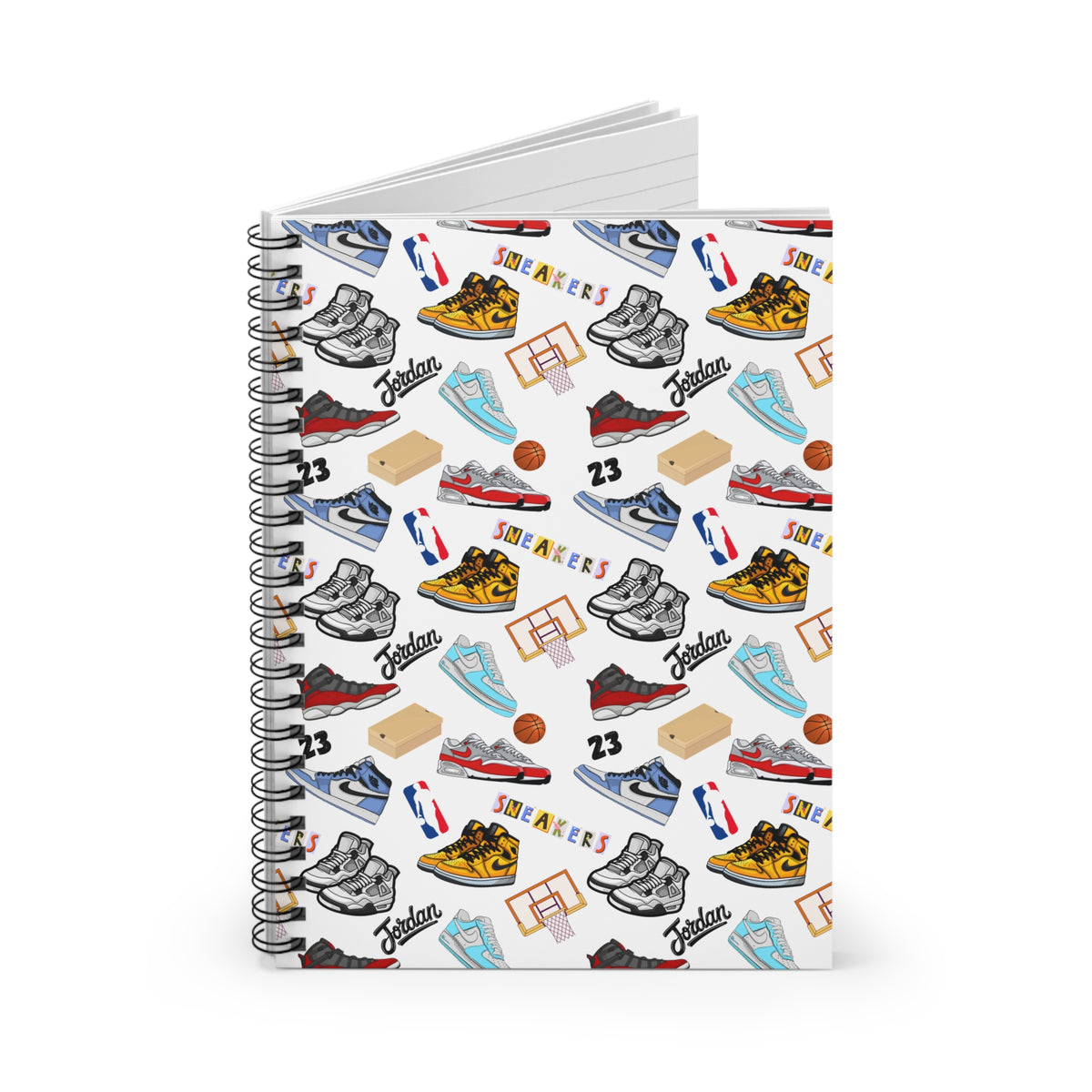 Sneakerhead Spiral Notebook – Jordan-Inspired Street Style